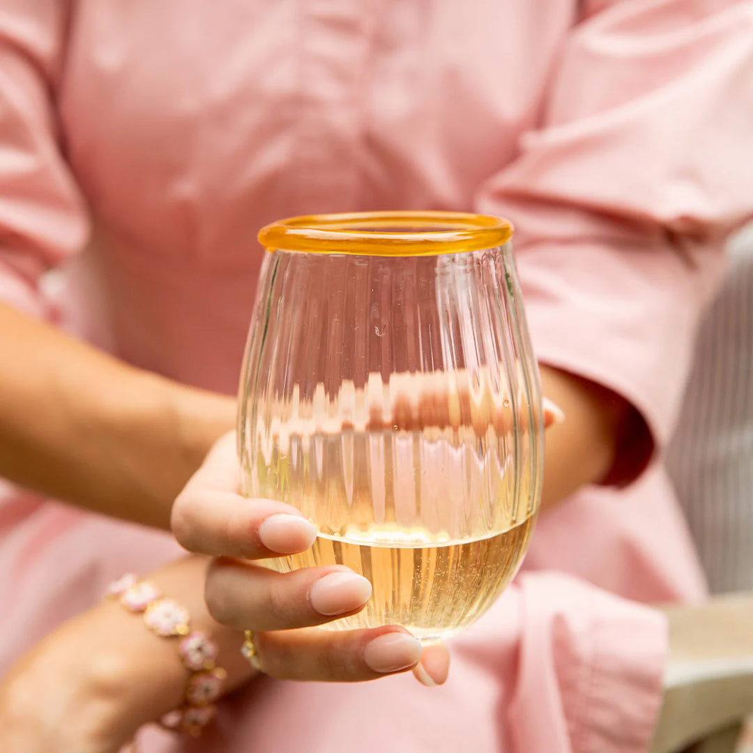 Nell Stemless Wine in Daffodil