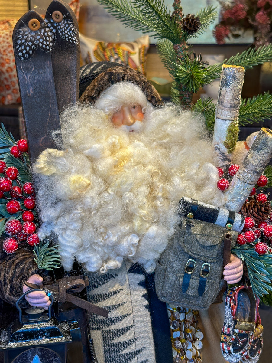 Black & Cream, Yellow Southwest Santa