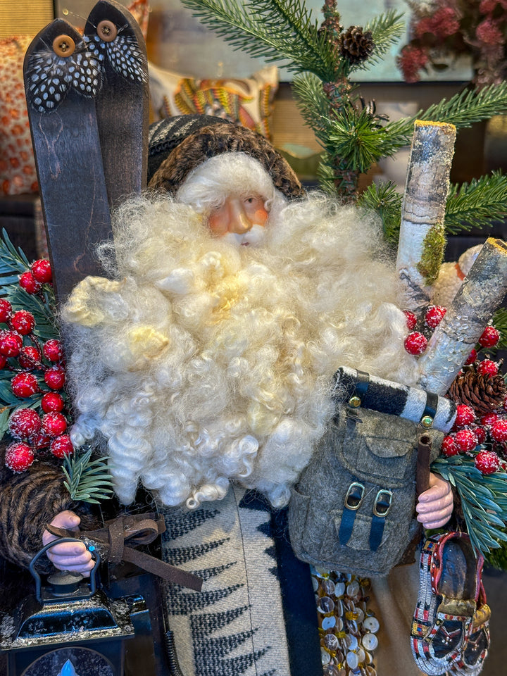 Black & Cream, Yellow Southwest Santa