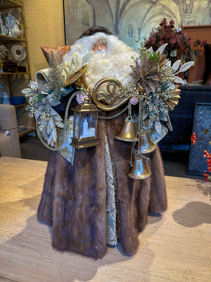 Brown Mink Santa