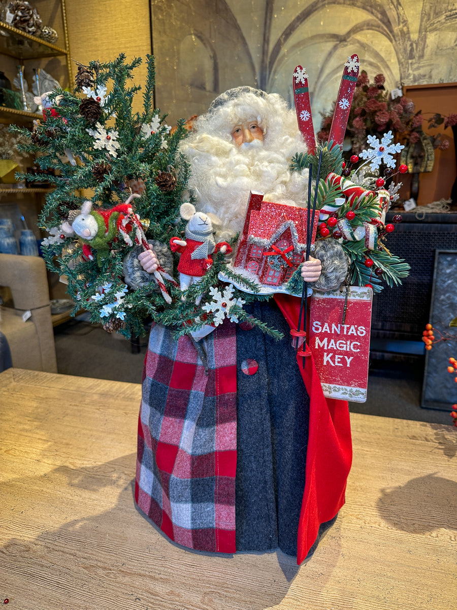 Toy Wool Santa