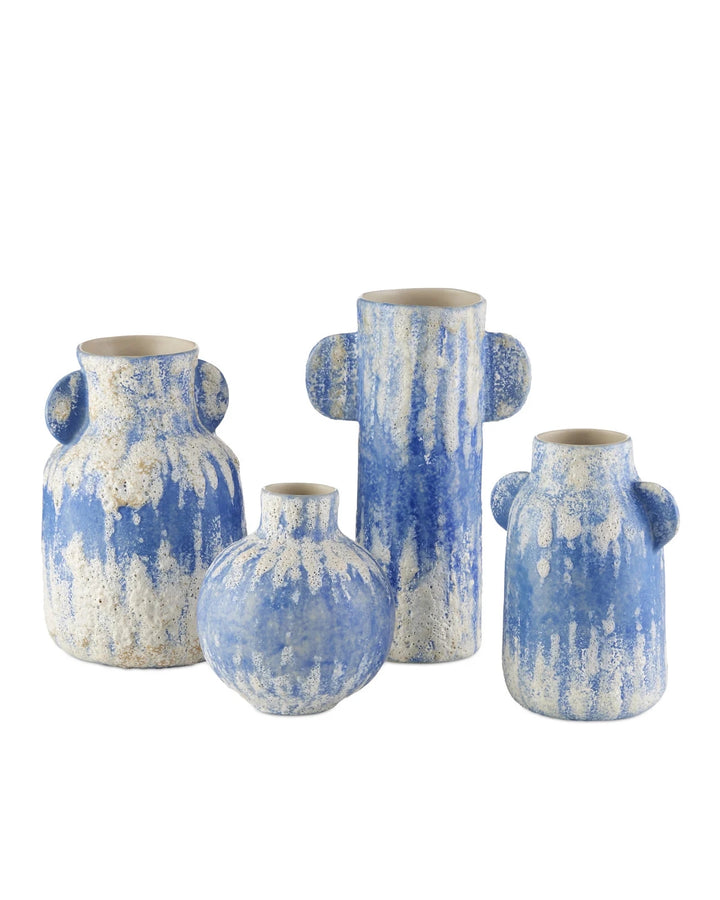 Paros Vase in Blue (4 Sizes Available)