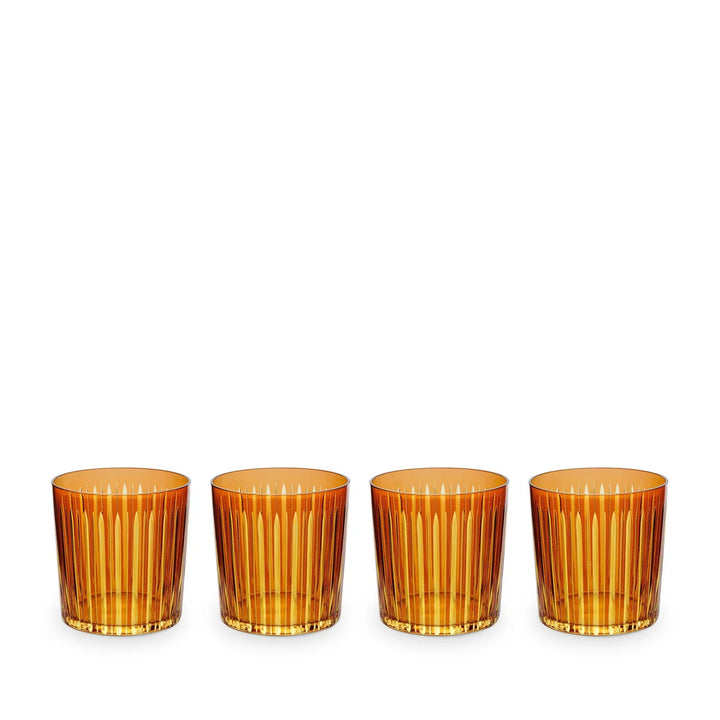 Prism Double Old Fashioned Glass in Amber