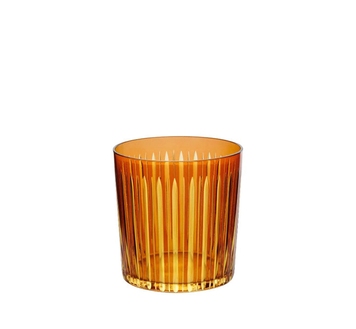 Prism Double Old Fashioned Glass in Amber