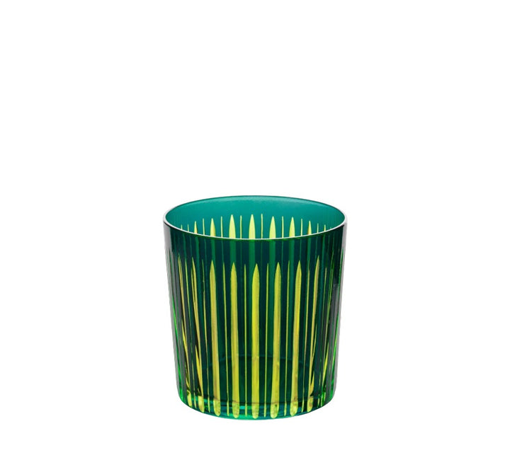 Prism Double Old Fashioned Glass in Green