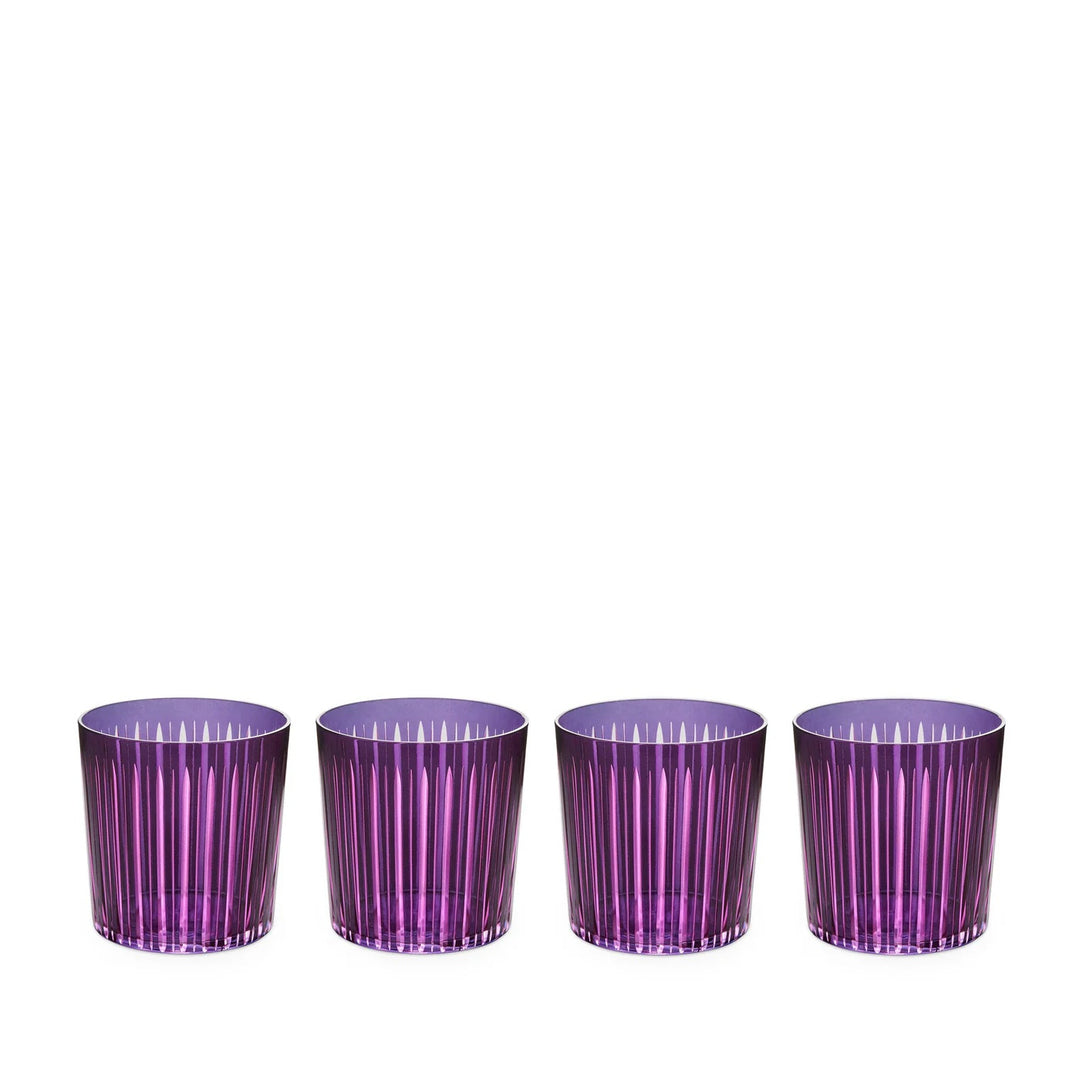 Prism Double Old Fashioned Glass in Purple