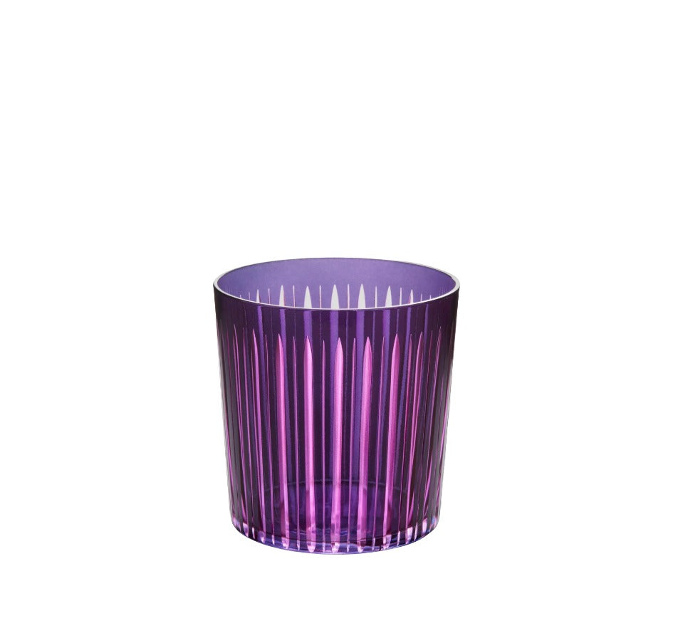 Prism Double Old Fashioned Glass in Purple