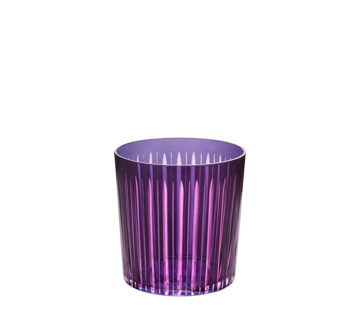 Prism Double Old Fashioned Glass in Purple