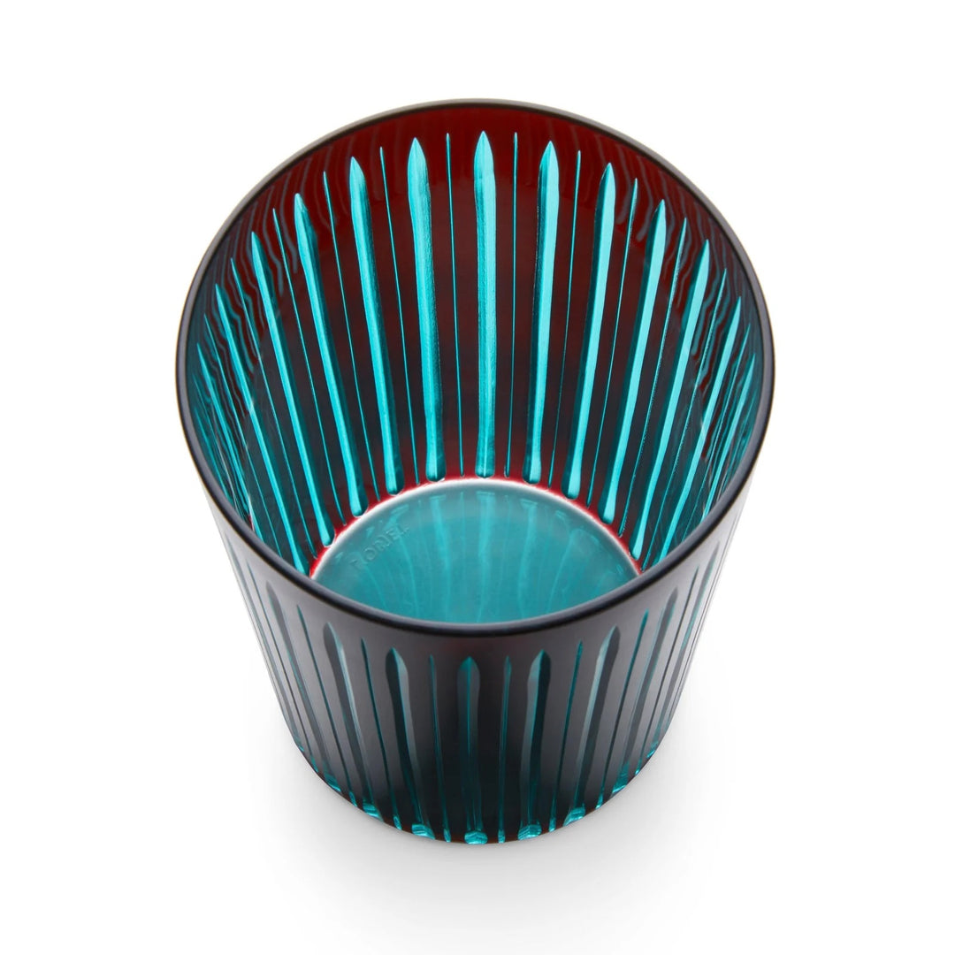 Prism Highball Glass in Bordeaux