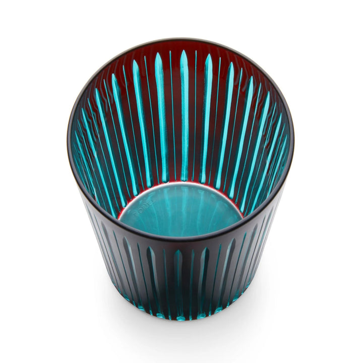 Prism Highball Glass in Bordeaux