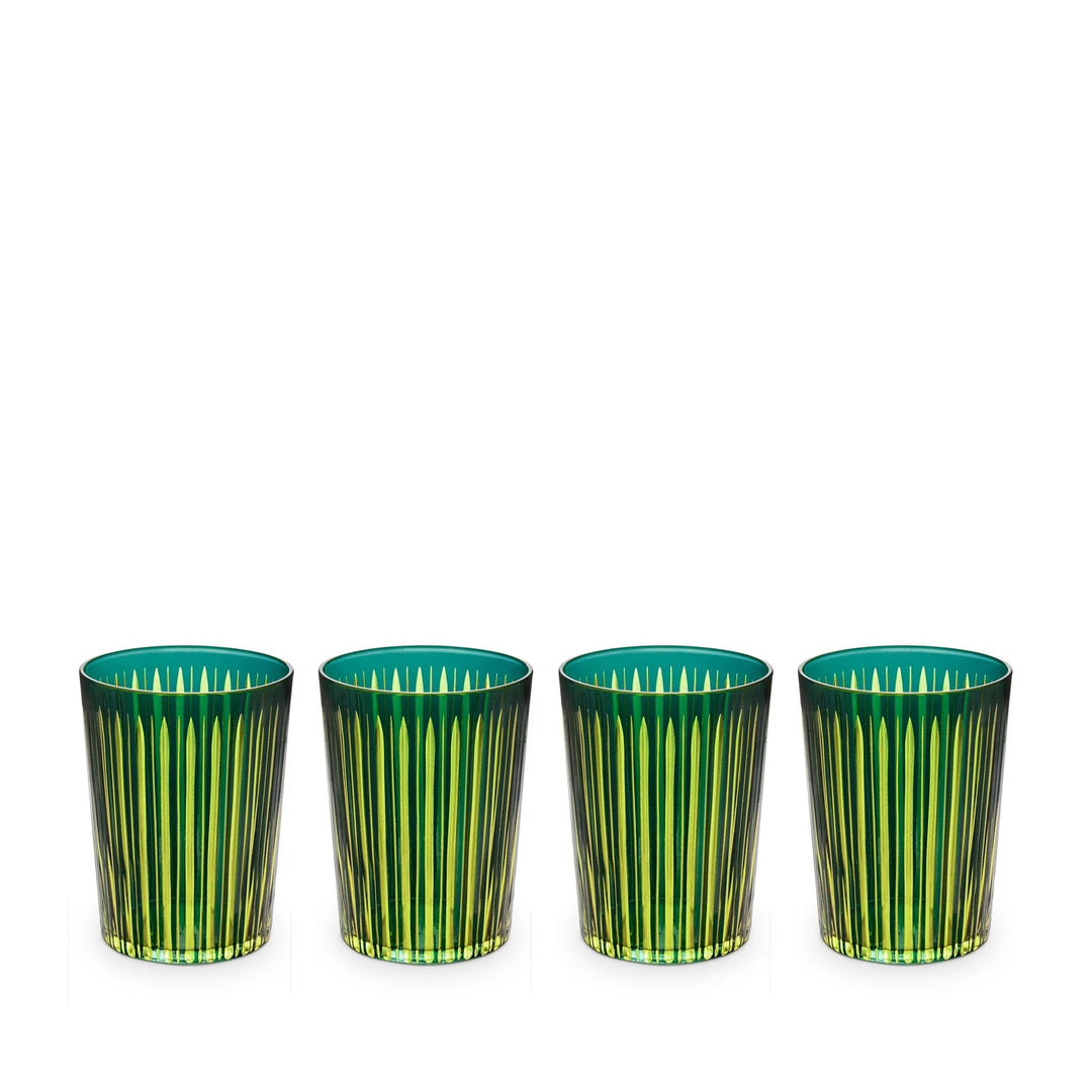Prism Highball Glass in Green
