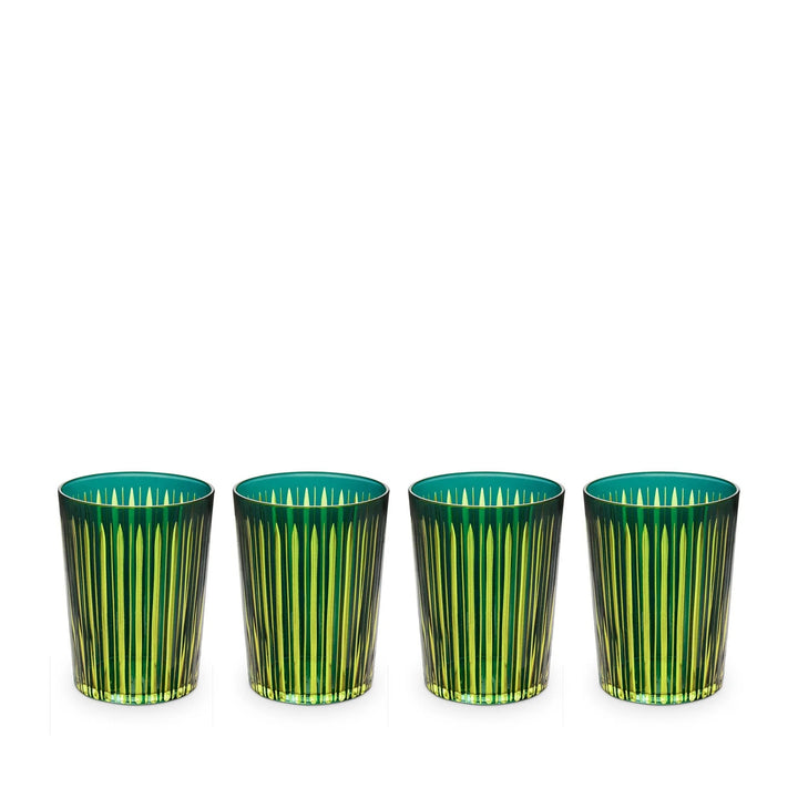 Prism Highball Glass in Green