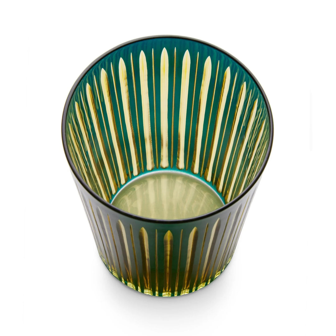 Prism Highball Glass in Green