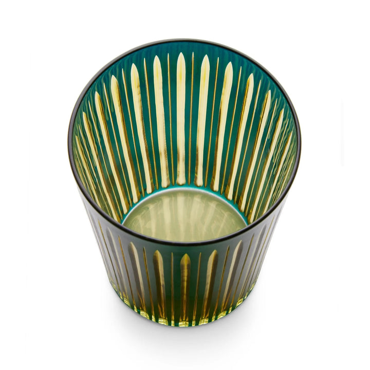 Prism Highball Glass in Green