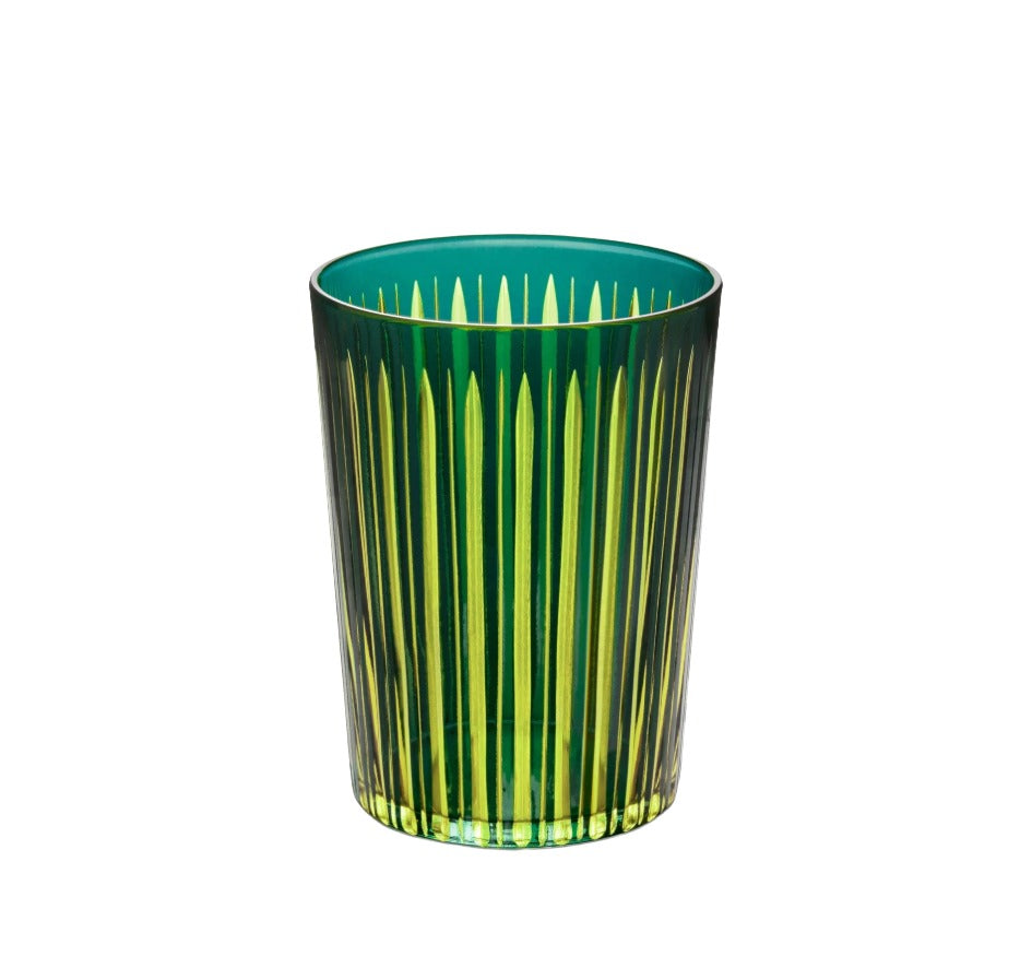 Prism Highball Glass in Green