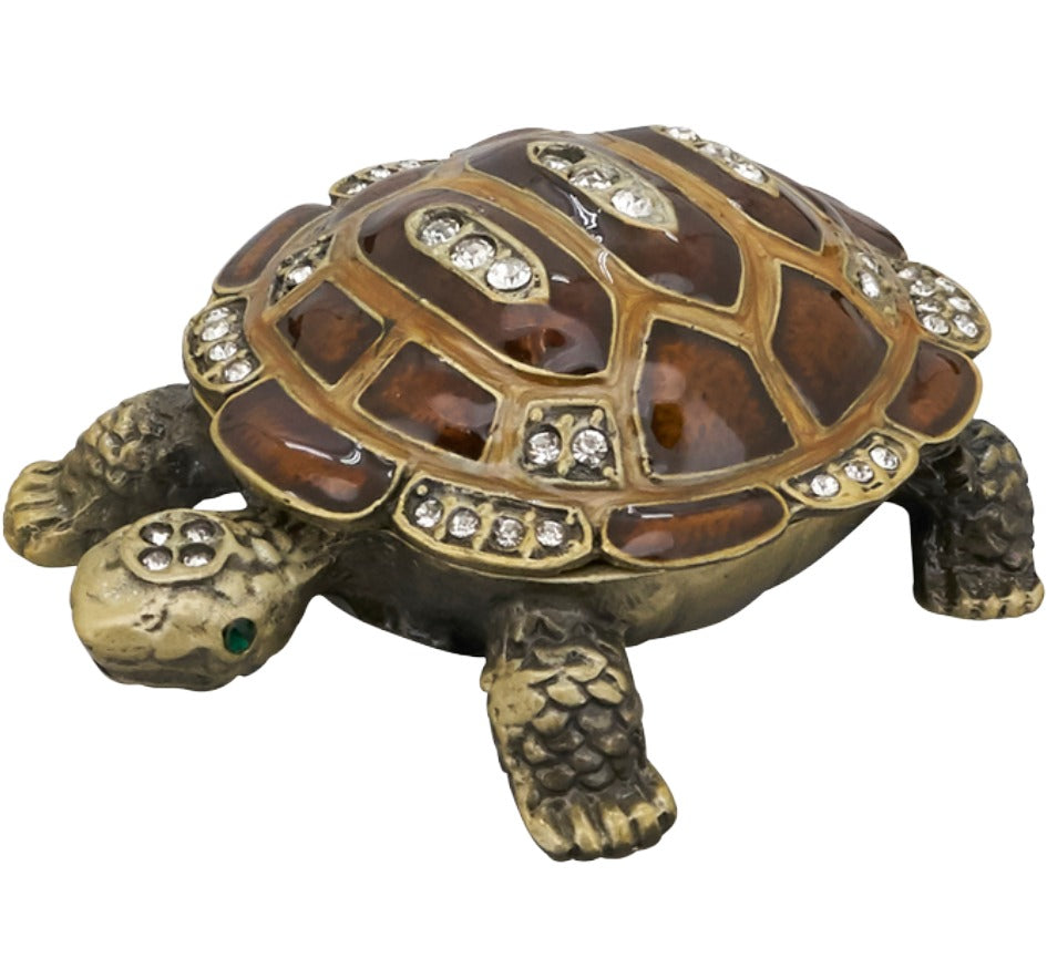 Turtle Box in Bronze