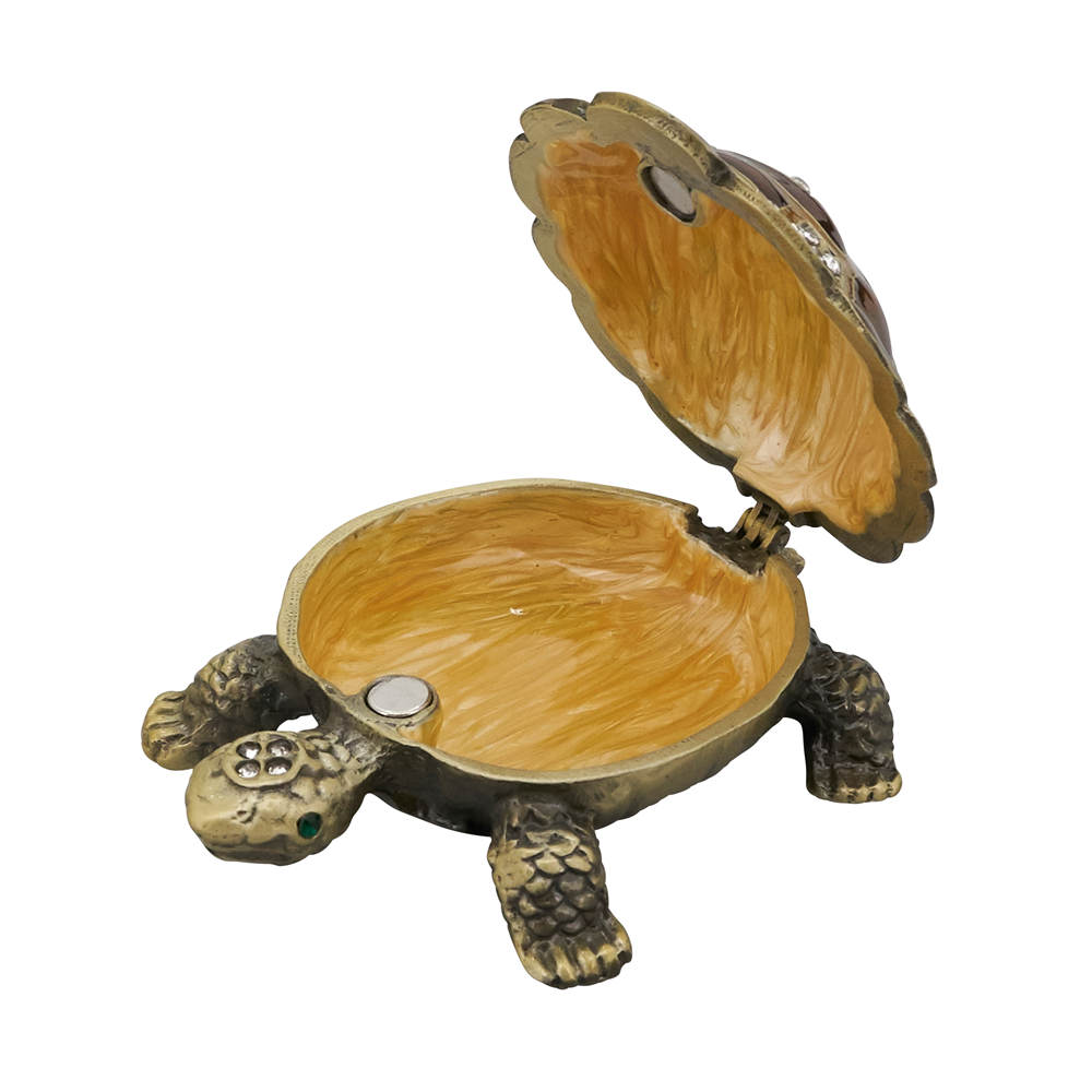 Turtle Box in Bronze
