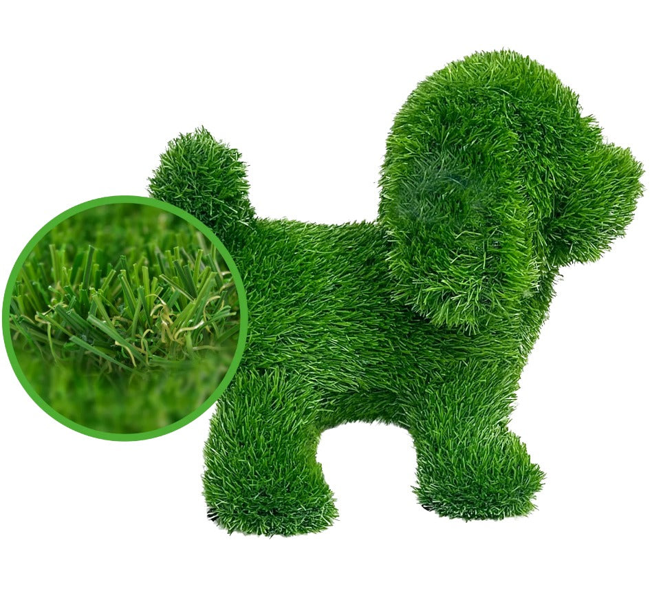 Four Legs Standing Dog Topiary - 14"