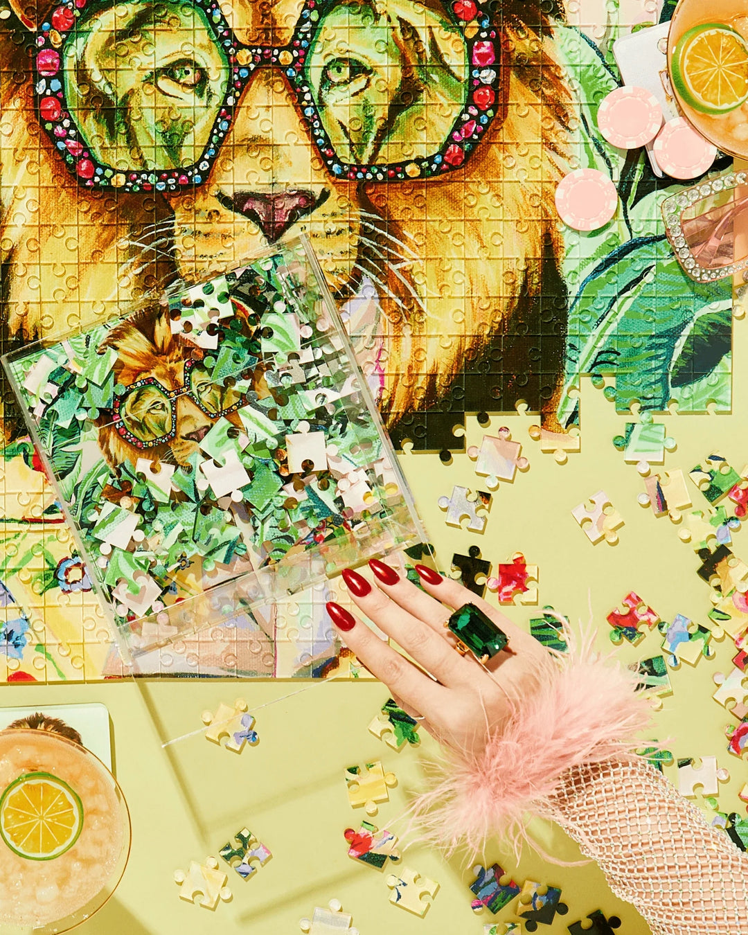 Louis the Lion Acrylic Puzzle