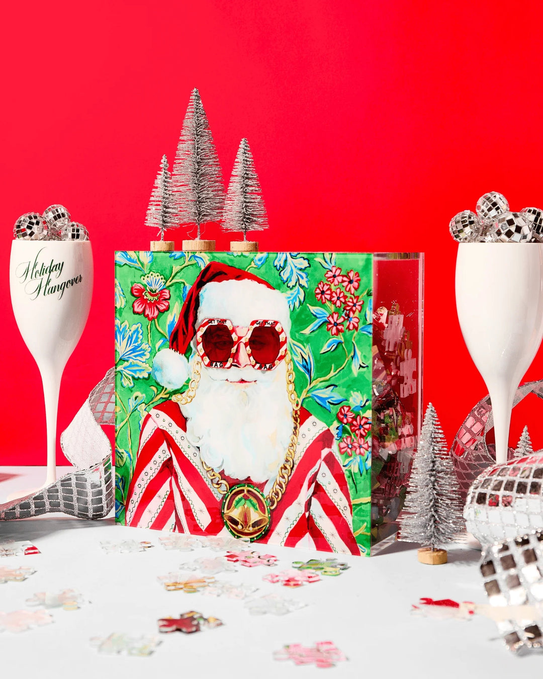 Swanky Santa Acrylic Puzzle