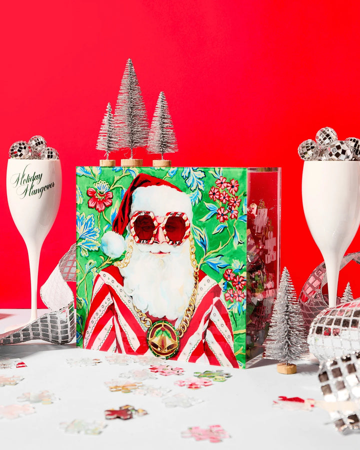 Swanky Santa Acrylic Puzzle