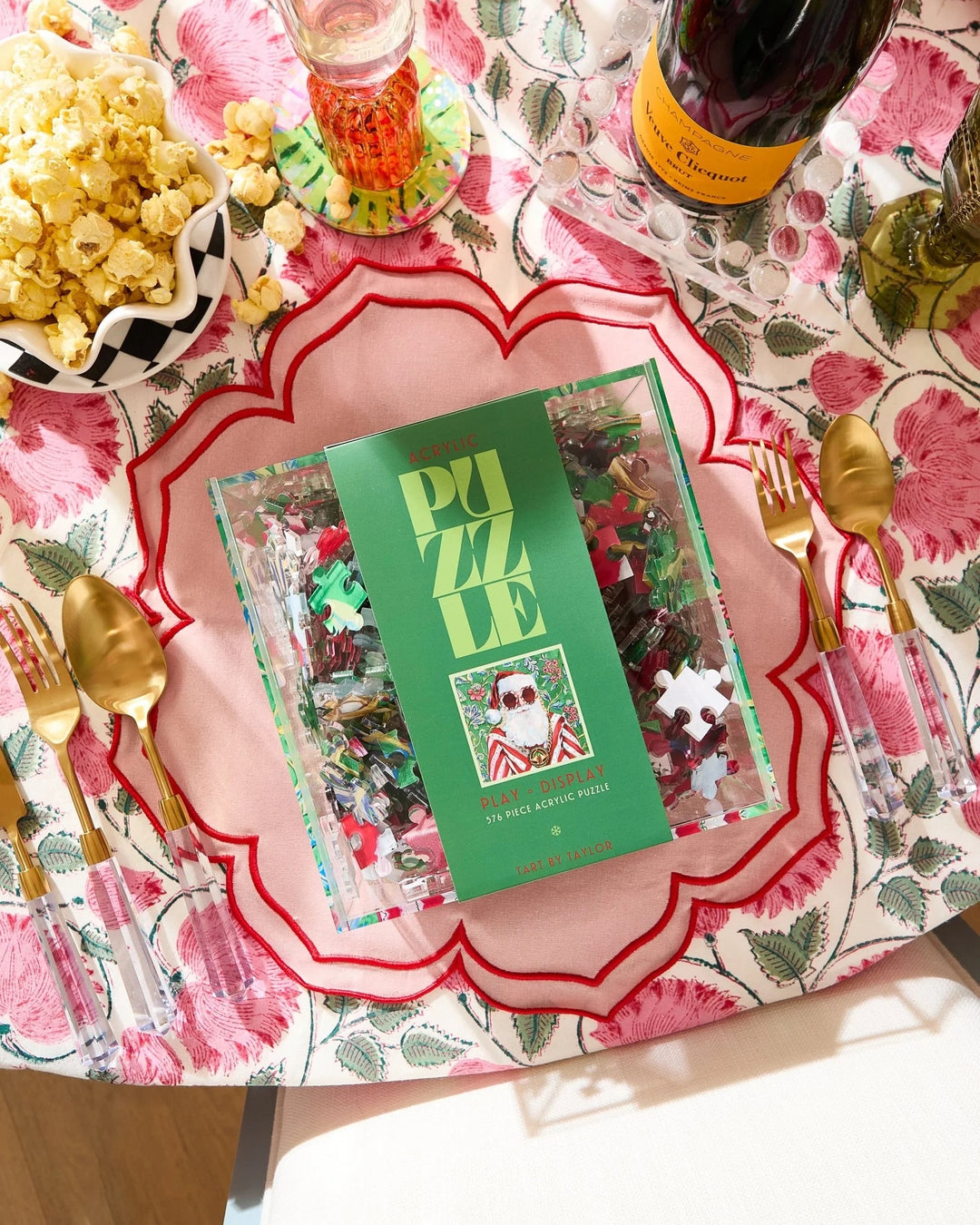 Swanky Santa Acrylic Puzzle