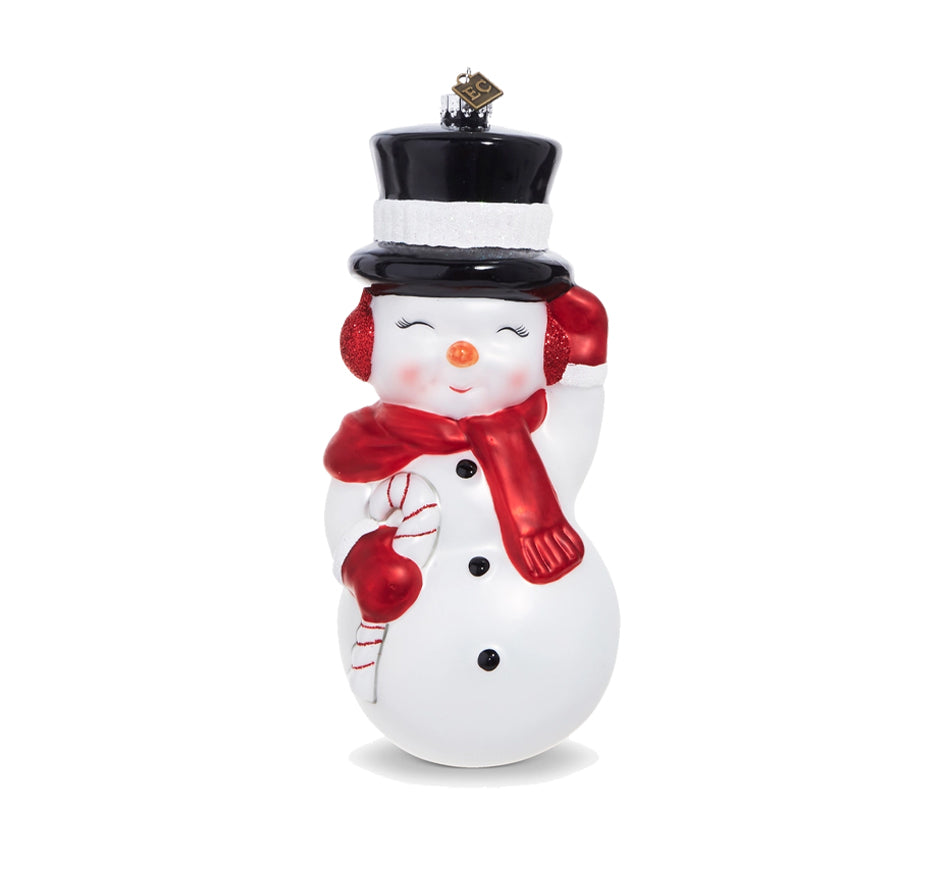 8″ Snowman Blow Mold Ornament