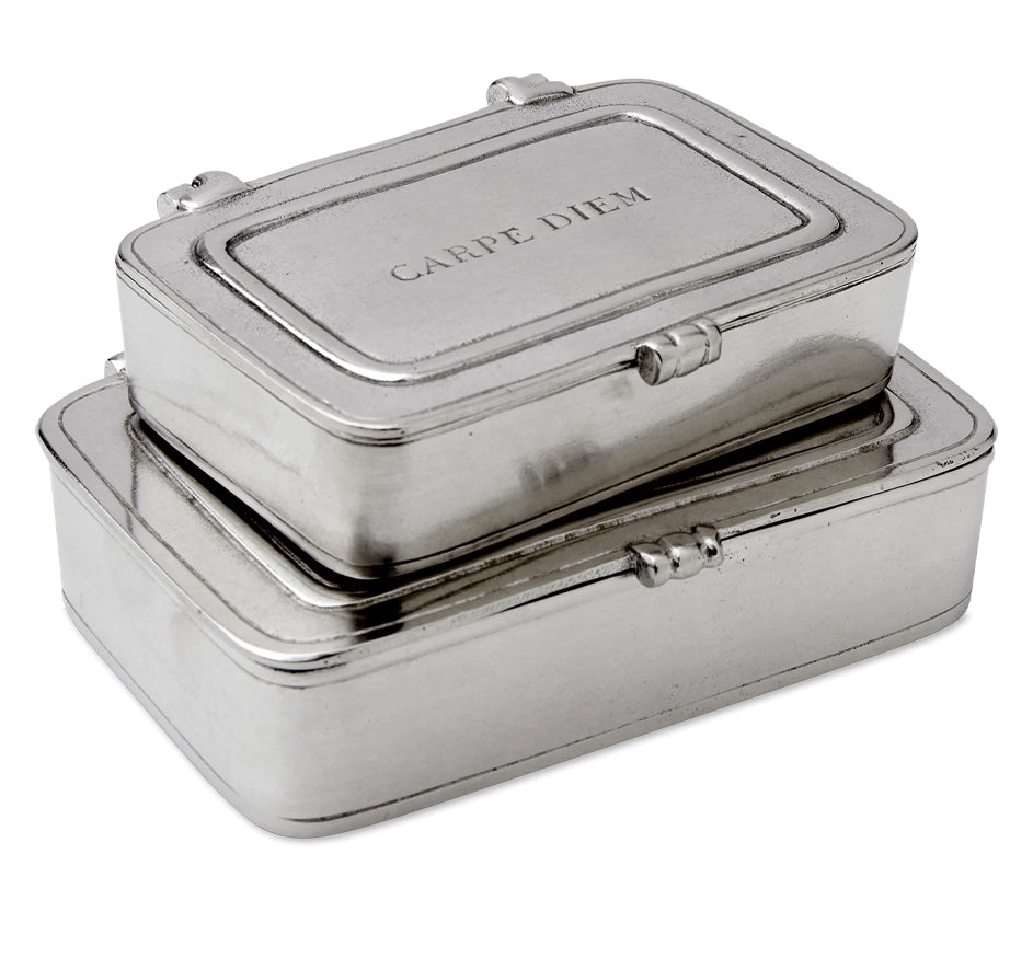 "Carpe Diem" Pewter Box