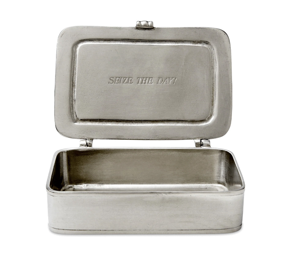 "Carpe Diem" Pewter Box