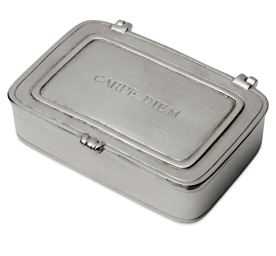 "Carpe Diem" Pewter Box