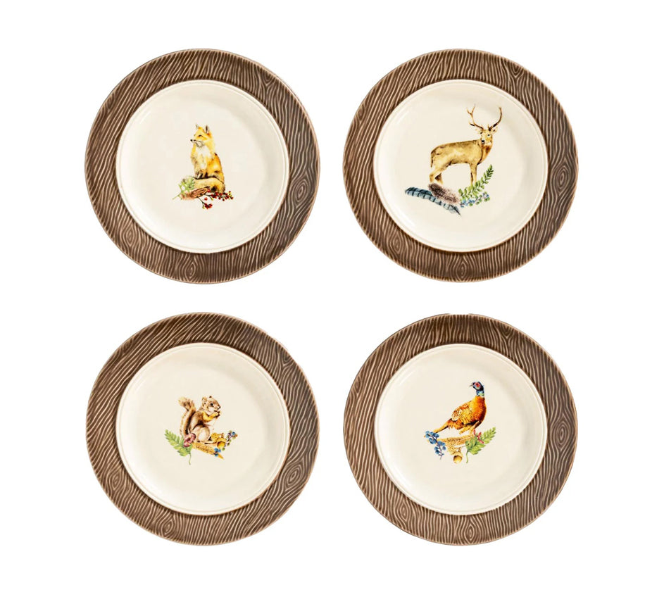 Forest Walk Cocktail Plate (Set of 4)