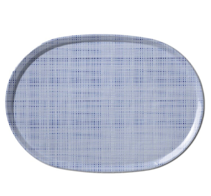 Luxe Linen Indigo Melamine Dinnerware Collection