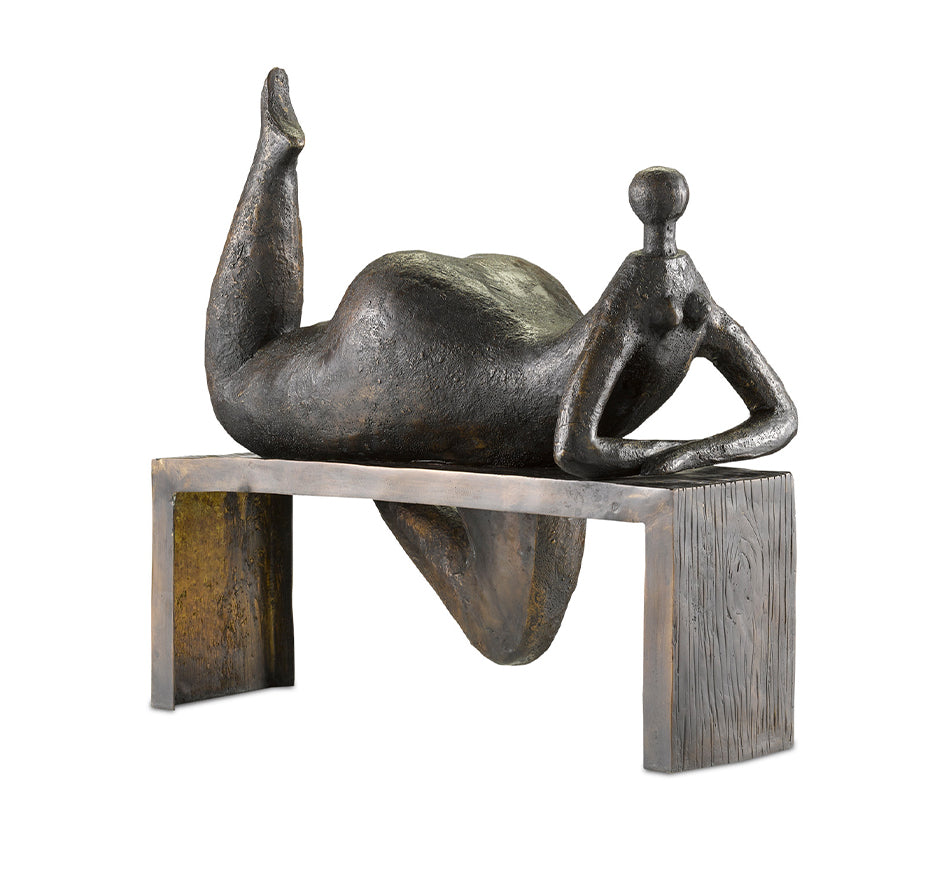 Odalisque Bronze Sculpture