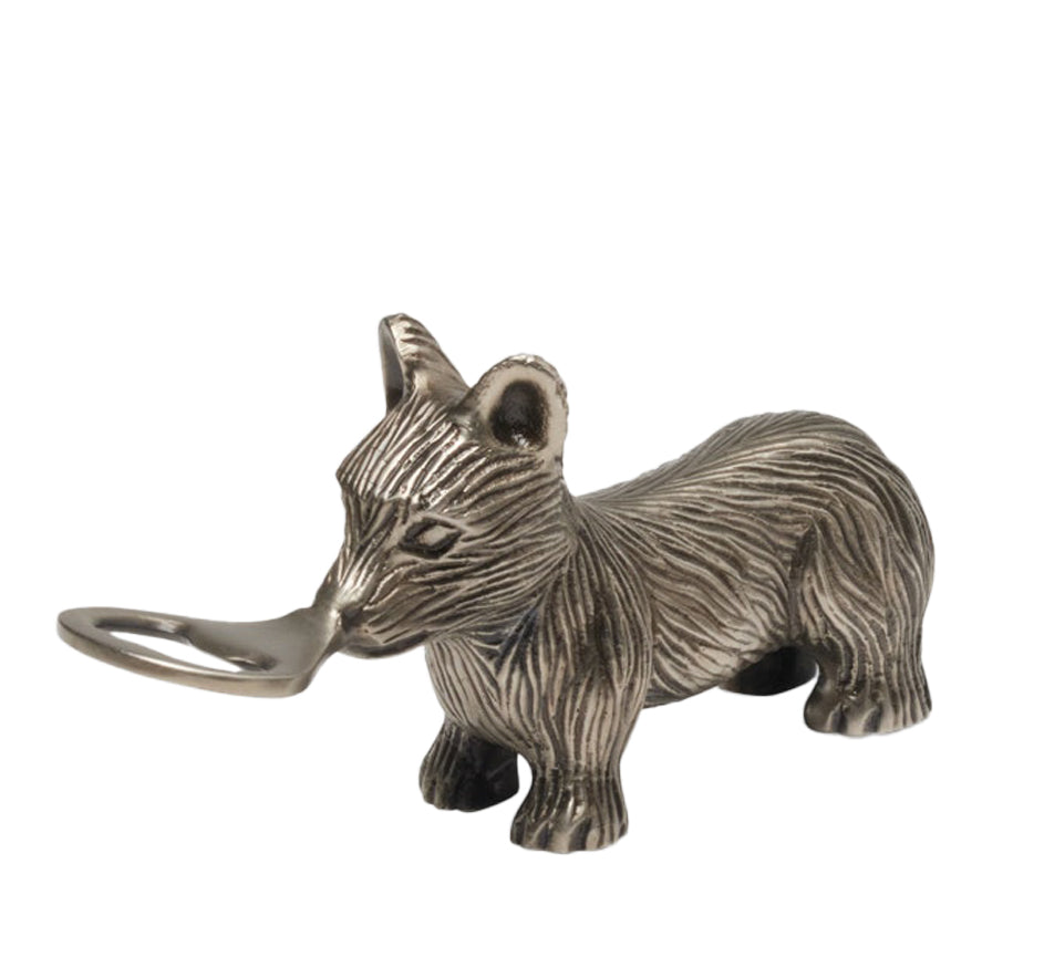 Pewter Dog Bottle Opener