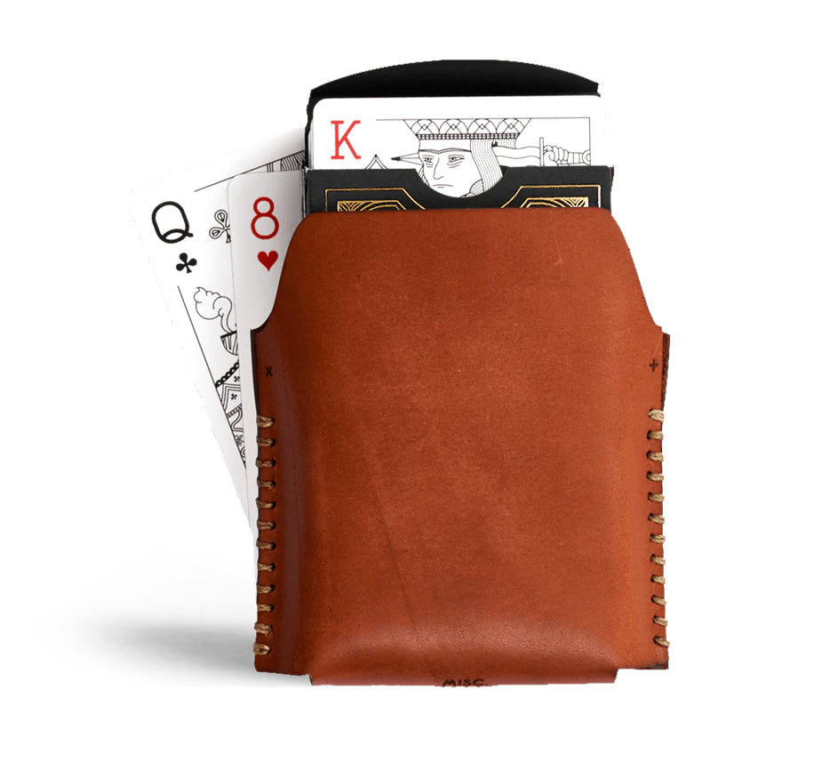 Playing Cards w/Leather Case