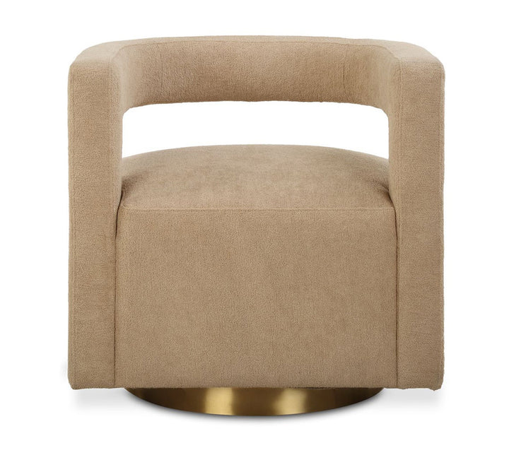 Grounded Swivel Accent Chair