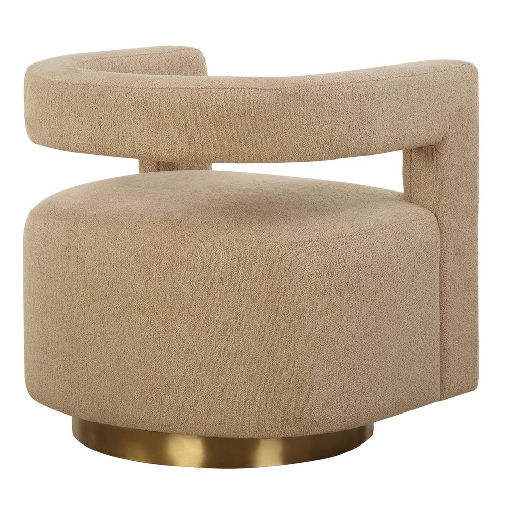 Grounded Swivel Accent Chair