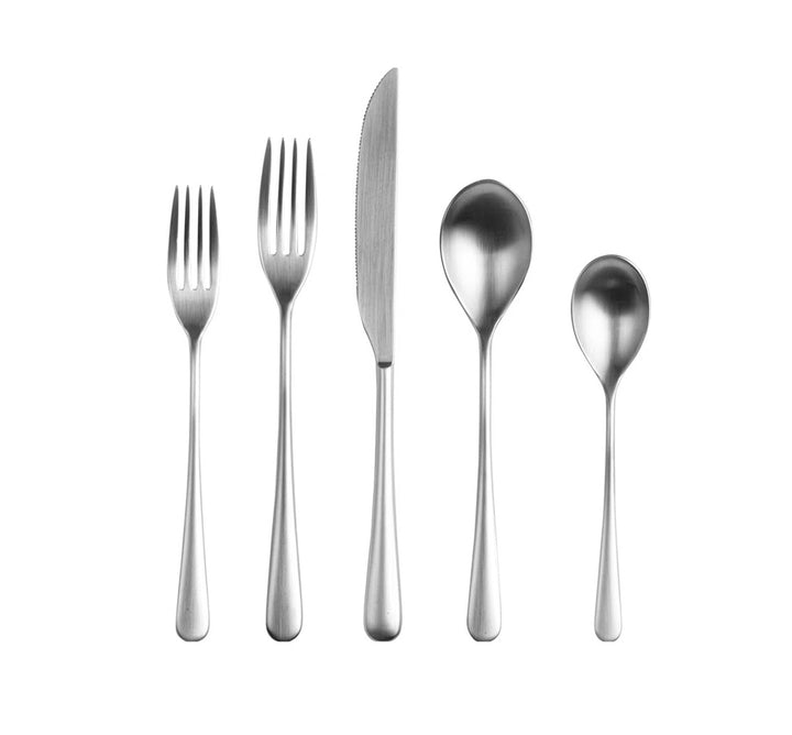 Neve 5 Piece Flatware In Stainless
