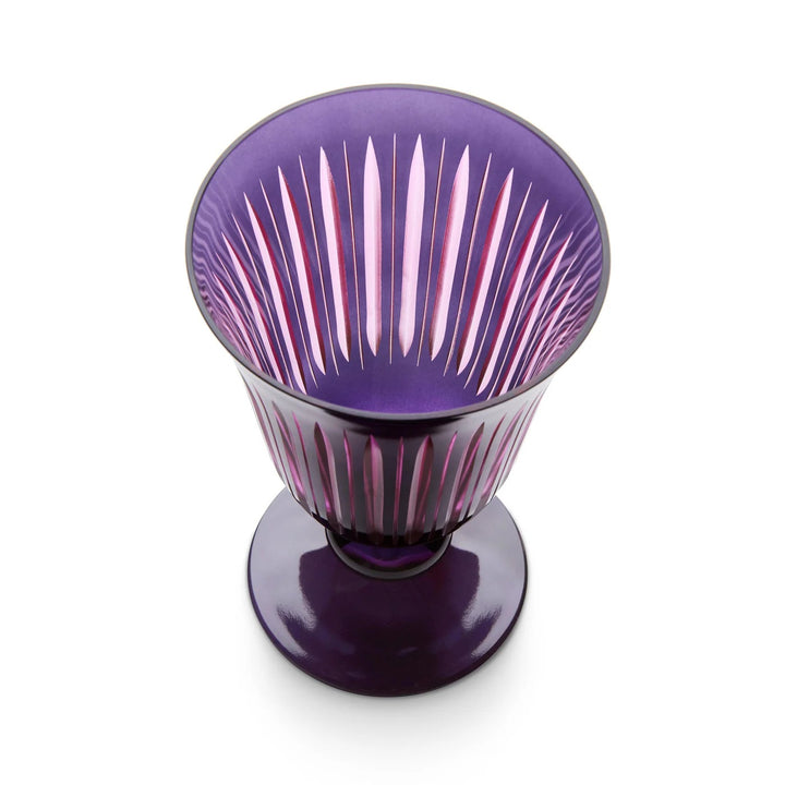 Prism Wine Glass in Purple
