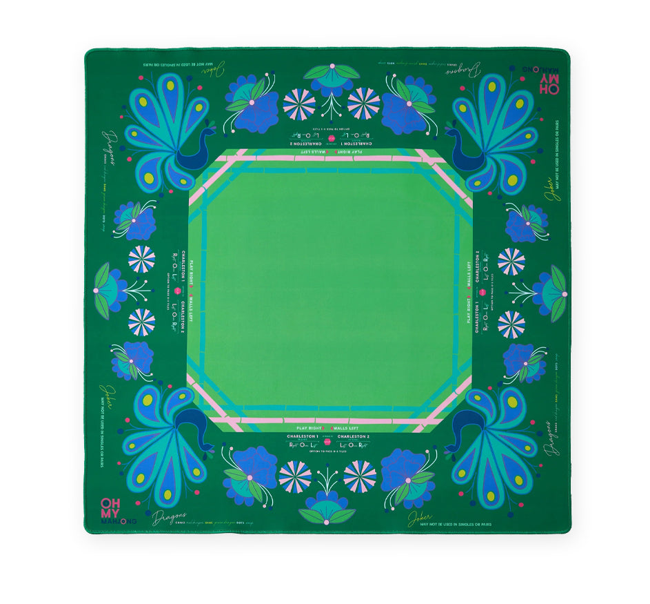 Birdie Green Mahjong Mat