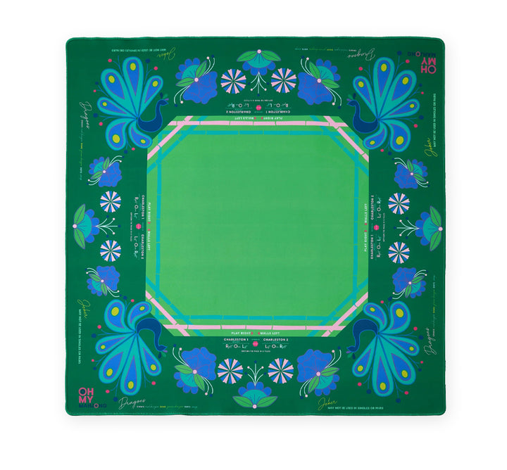 Birdie Green Mahjong Mat