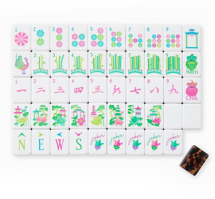 Glow Wild Mahjong Tile Set