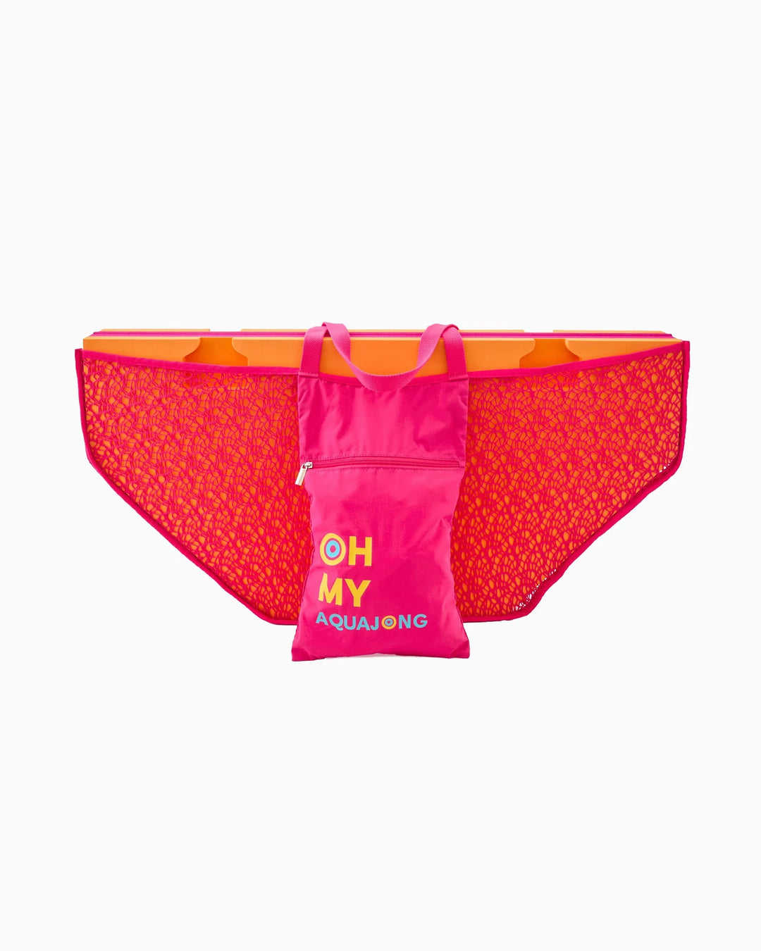 Pink & Aqua Mahjong Pool mat