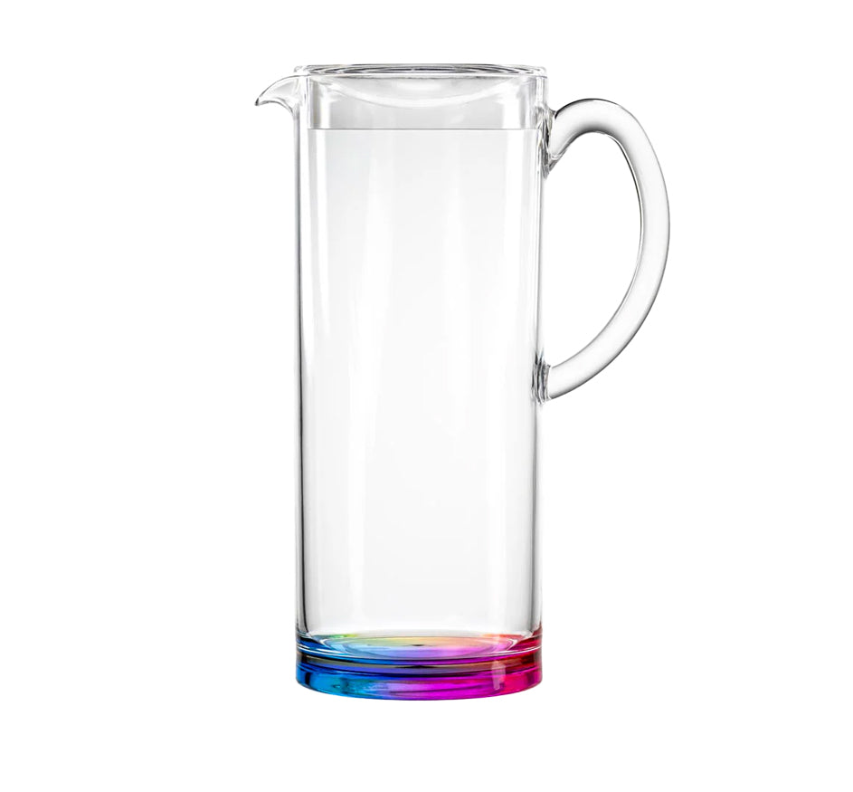Teardrop  Rainbow Acrylic Pitcher