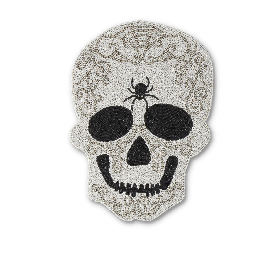 Beaded Skull Placemat