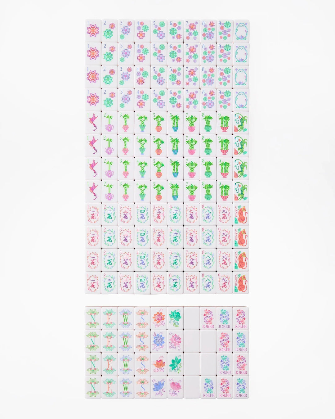 Mahjong Tiles - Pearlescent