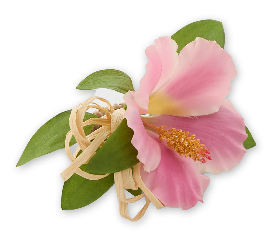 Hibiscus Spray Napkin Ring