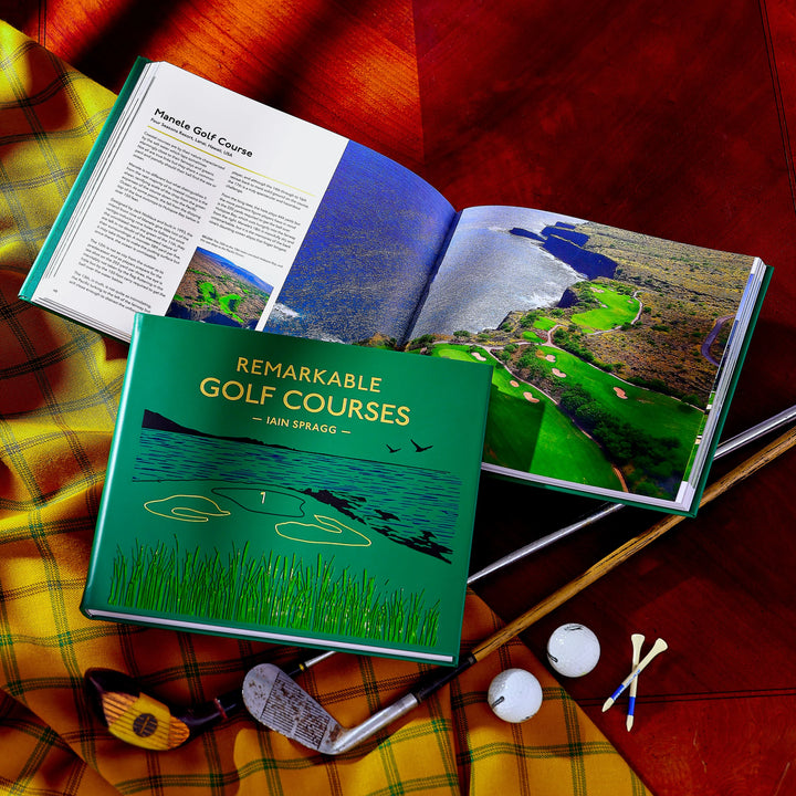 Remarkable Golf Courses Emerald Leather Book