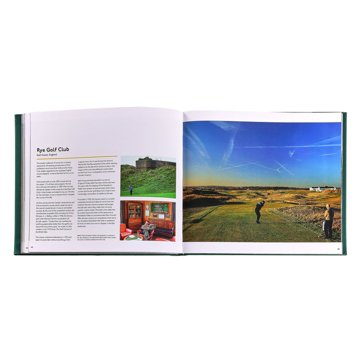 Remarkable Golf Courses Emerald Leather Book