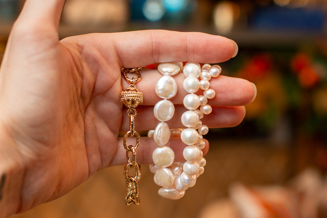 Classic Clara Pearl Bracelet